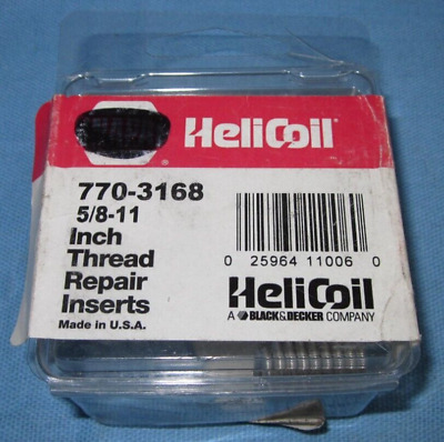 Helicoil 770-3168 Thread Repair Inserts 5/8-11 ... A Package Of 6 • 13.95$