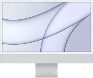 Apple iMac 2021 24 Zoll M1 256GB SSD 8GB RAM silber Sehr Gut - Refurbished - Bild 1 von 4