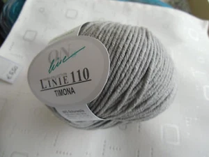 Linie 110 TIMONA  -  Fb.207 hellgrau - von ONline -  60%  Merino, 40% Polyacryl  - Bild 1 von 2