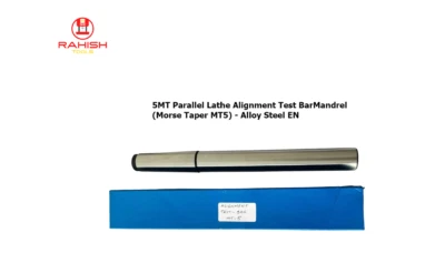 RAHISHTOOLS Lathe Parallel Alignment Test Bar Mandrel (Morse Taper MT5 ) MT5-Alloy Steel EN