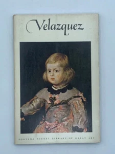 Velazquez M Salinger Fontana Pocket Library of Great Art 1956 Vintage Book - Foto 1 di 12