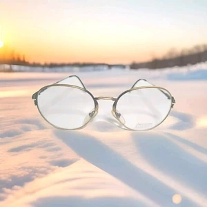 RENAISSANCE BOUQUET COLLECTION EYEGLASSES FRAME GOLD HENDI ANTIQUE ITALY $100. - Picture 1 of 8