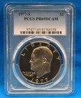 1977-S PCGS EISENHOWER DOLLAR - CLAD - GRADED PR69DCAM PCGS 97437.69/41764158