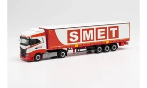Herpa 313650 Iveco S-Way lona de cortina sillín "Smet", 1:87/H0 - Imagen 1 de 1