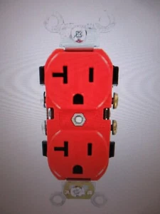 Leviton 20Amp 125V Industrial Grade Self-Grounding Duplex Outlet Receptacle 10PK - Picture 1 of 4