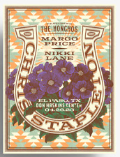 OFFICIAL RARE Chris Stapleton Poster El Paso Texas April 26 2023 The Honchos LE
