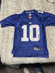 NY Giants 10 Eli Manning Reebok Small Blue Official Jersey Regular Season - Picture 1 of 9