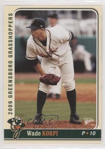 2009 MultiAd Sports Greensboro Grasshoppers Wade Korpi #12