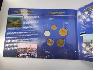 Estland - Kursmünzensatz Kroon - KMS - im Folder - Geld der Welt - Neu - Bild 1 von 1