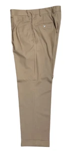 SLACKS 36 X 29 CUFFED & PLEATED GOLD ROYAL CLASSIC  - Picture 1 of 6