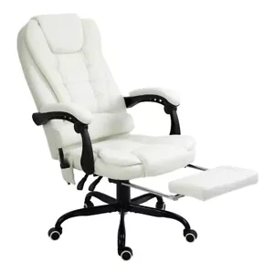 7-Point Vibrating Massage Executive Office Chair Recliner with Lumbar Support - Picture 1 of 12