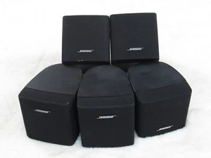 5X Bose Single Cube Speakers Acoustimass Lifestyle Satellite Surround Speakers - Picture 1 of 4