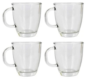 4er Set Epure Kaffeetassen! Schönes Klarglas! Toll als Housewarming Gi... - Bild 1 von 1