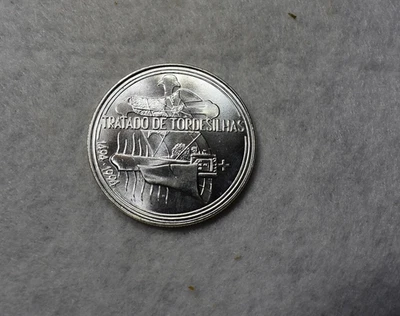 PORTUGAL  1000 escudos 1994 BU LARGE SILVER COMMEMEMORATIVE COIN  ( stock# 87) - Image 1 of 2