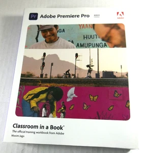 Adobe Premiere Pro Classroom in a Book 2021 Paperback w DVD – Used - Picture 1 of 16