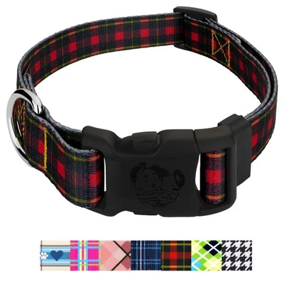 Country Brook Petz® Deluxe Dog Collar - Plaid and Argyle Collection - U.S.A. - Image 1 of 4