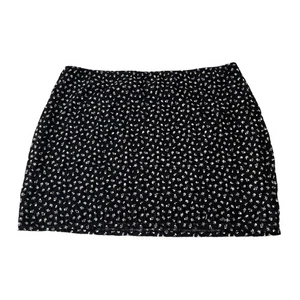 Damen No Boundaries XXL S/W Ditsy Floral Pull On Minirock Nylon gefüttert - Bild 1 von 4