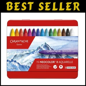 Neocolor II wasserlösliche Pastelle, 15 Farben - Bild 1 von 2