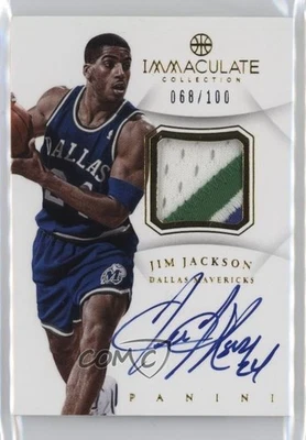 2012-13 Panini Immaculate Auto Patch /100 Jim Jackson #AP-JI Patch Auto - Image 1 of 2