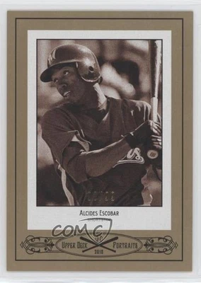 2010 Upper Deck Portraits Gold /99 Alcides Escobar #SE-47 - Image 1 of 2
