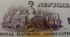 1869 Cancelled Check Lanman & Kemp Wholesale Druggists - Bank Of New York - Picture 1 of 14