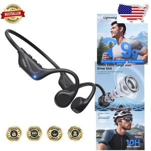 Auriculares de conducción ósea inalámbricos Bluetooth 5.4 oído abierto 10H tiempo de reproducción - Imagen 1 de 9