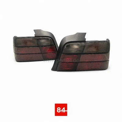 BMW E36 3er Rear Lights Set Saloon Smoked Black M3 Look Foto 1 de 4