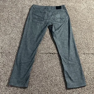 Alberto Pants Mens 35x32 Gray Stone Modern Fit Stretch Twill 5-Pocket 5001 - Picture 1 of 8