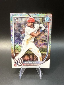 Bowman Chrome James Wood Mojo Refractor Rookie RC #29 Nationals 2025 - Imagen 1 de 2