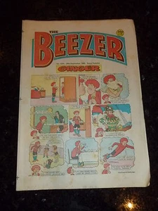 THE BEEZER Comic - ISSUE 1550 - Date 28/09/1985 - UK PAPER COMIC - Imagen 1 de 1