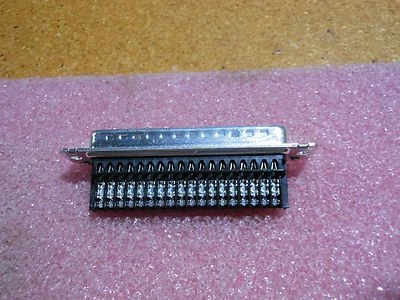 AMP D-SUB CONNECTOR 37 POS PART # 745498-2  CRIMP CABLE MOUNT - Image 1 of 3