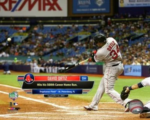David Ortiz Boston Red Sox 500th Home Run *LICENSED* Photo Plaque - Picture 1 of 1