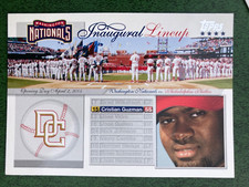 2005 TOPPS INAUGURAL LINEUP CRISTIAN GUZMAN #NI-CG ~ WASHINGTON NATIONALS