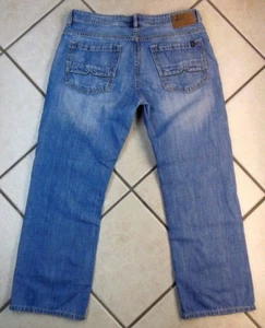 BUFFALO JEANS "RUFFER" SIZE 34 *INSEAM 32 MEN'S DENIM BLUE JEANS - Picture 1 of 5