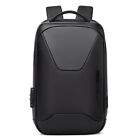 BANGE  Waterproof USB Charge New leather Men Laptop Business Backpack Travel bag