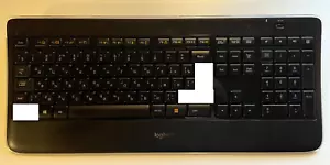 Logitech K800 Keyboard Replacement Keys and Clips / Spares RU / ENG - Picture 1 of 1
