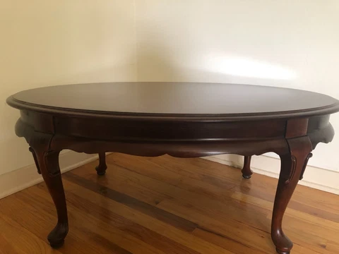Antique Mahogany Coffee Table Cover