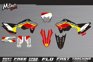 Kit de gráficos para Sherco SE SEF 125 250 300 450 500 2025 calcomanías amarillo neón fluo - Imagen 1 de 6
