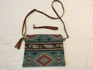 Western Indianer Saddle Blanket Crossbody Clutch Tasche Handtasche - Bild 1 von 5
