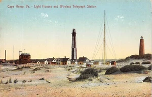 #K1437 KAP HENRY, VA. POSTKARTE, LEUCHTHÄUSER - Bild 1 von 2