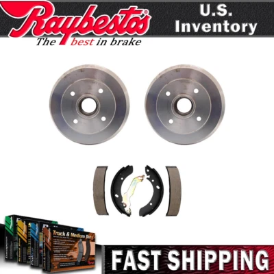 Kit trasero Raybestos tambores de freno y zapatas de freno para Elantra 1992-1995 Foto 1 de 4