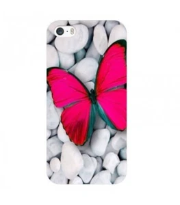 Coque Iphone 7 PLUS Iphone 8 PLUS Papillon rose fushia butterfly - Photo 1 sur 1