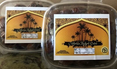 6 LB-MEDJOOL DATES.. S/M SOFT. FRESH CALIFORNIA.  FAST FREE SHIPPING. - Image 1 of 3