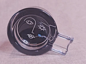 Vintage Michael Sieger Smoking Light Ritzenhoff Blown Glass Ashtray - Picture 1 of 14
