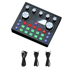 V8S Sound Card Live Audio Equipment Multi-platform Live Broadcast Compatibility - Picture 1 of 16