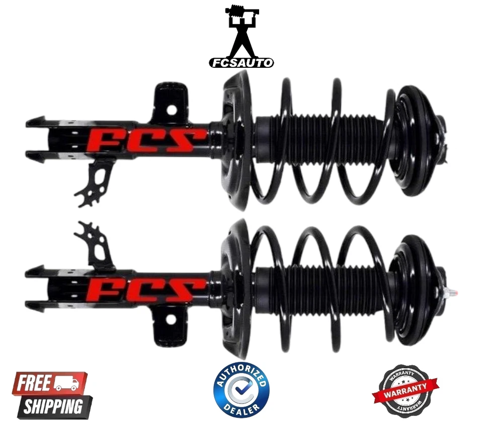 Par completo de montaje de puntal delantero izquierdo y derecho 2 piezas para Toyota Camry 2018-2020 Foto 1 de 1