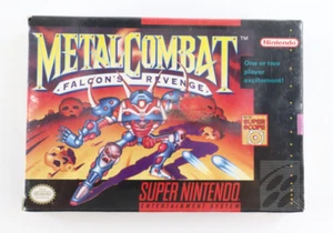Metal Combat Falcon’s Revenge SNES Super Nintendo NEW Sealed - Picture 1 of 9