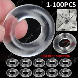 10PCS Cock Ring Adjustable Stay Harder Super Strong Penis Rings Cockring for Men - Picture 1 of 18