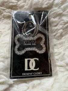Petco Dickens Closet Large Rhinestone Photo Frame Tag - Picture 1 of 6