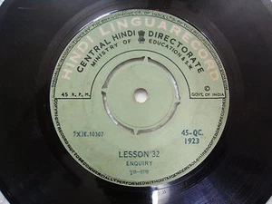 MINISTRY EDUCATION TALK ON TELEPHONE ENQUIRY LESSONS  rare EP RECORD INDIA  VG- - Picture 1 of 2